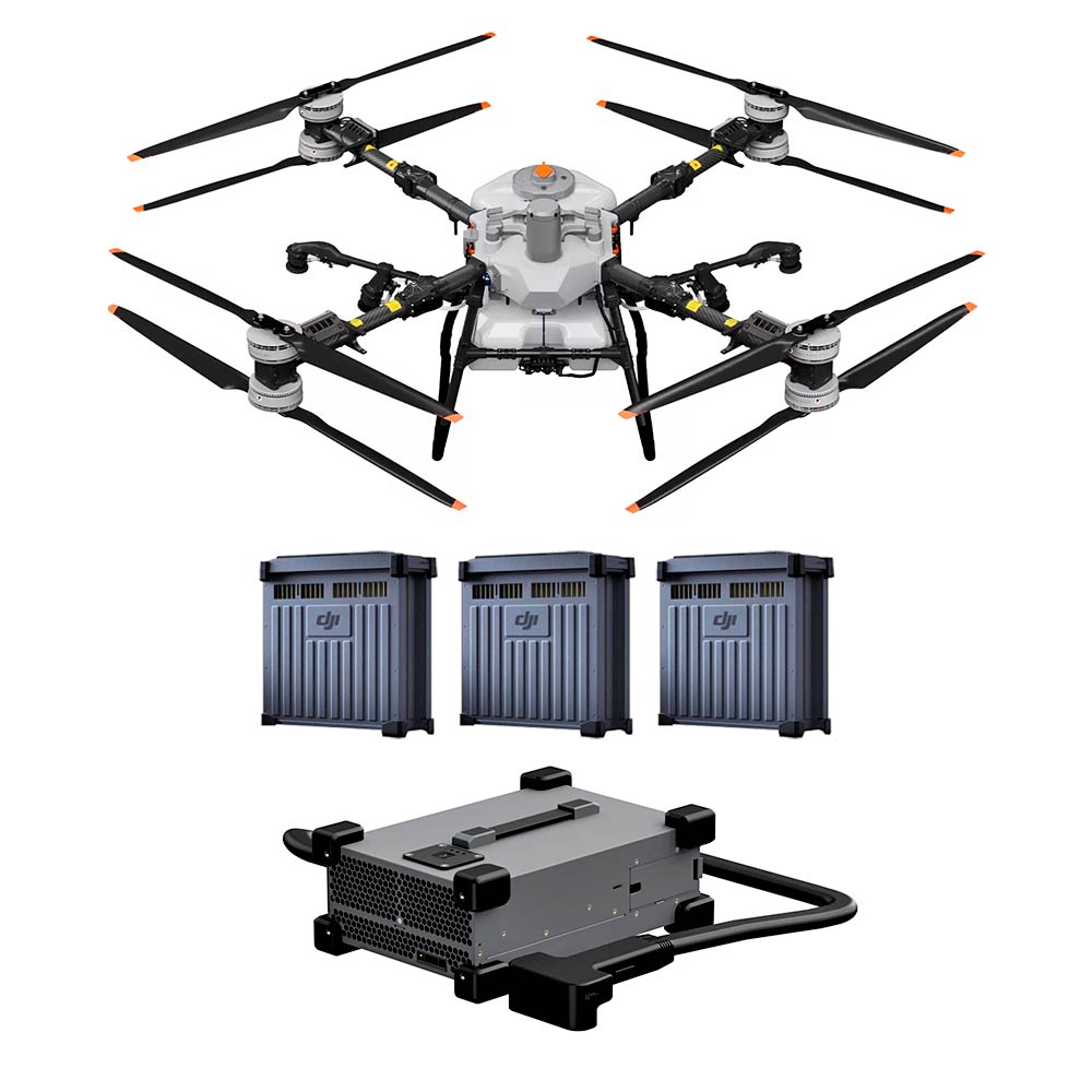 DJI KIT AGRAS T100+ 3 BATERIAS DB2160 + Gargador C10000 Monofasico + Cable Adaptador de Carga + Capacitación Insitu.