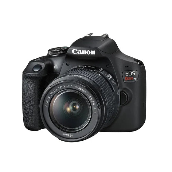 Cámara Canon EOS Rebel T7 con lente 18-55 mm IS II