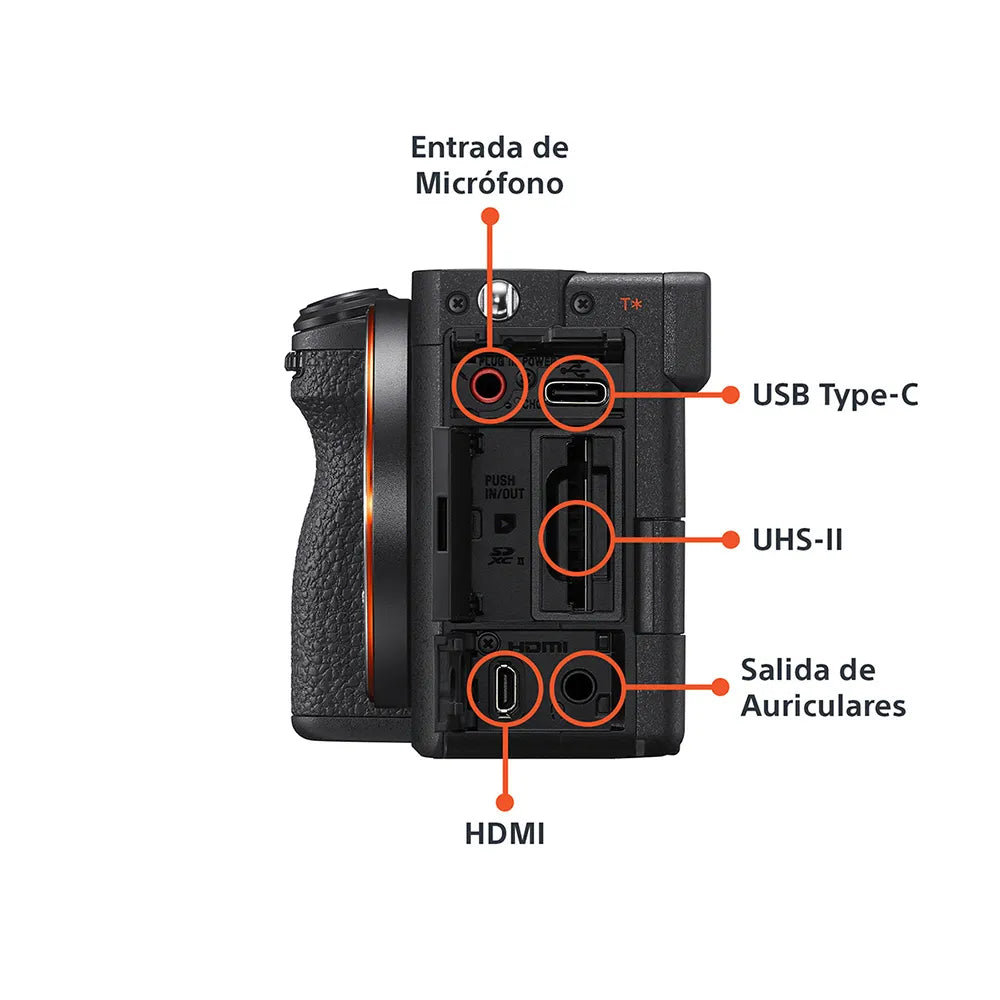 Cámara profesional compacta Alpha | Full Frame Mirrorless | 33.0 MP | 4K 60p/50p | ILCE-7C II