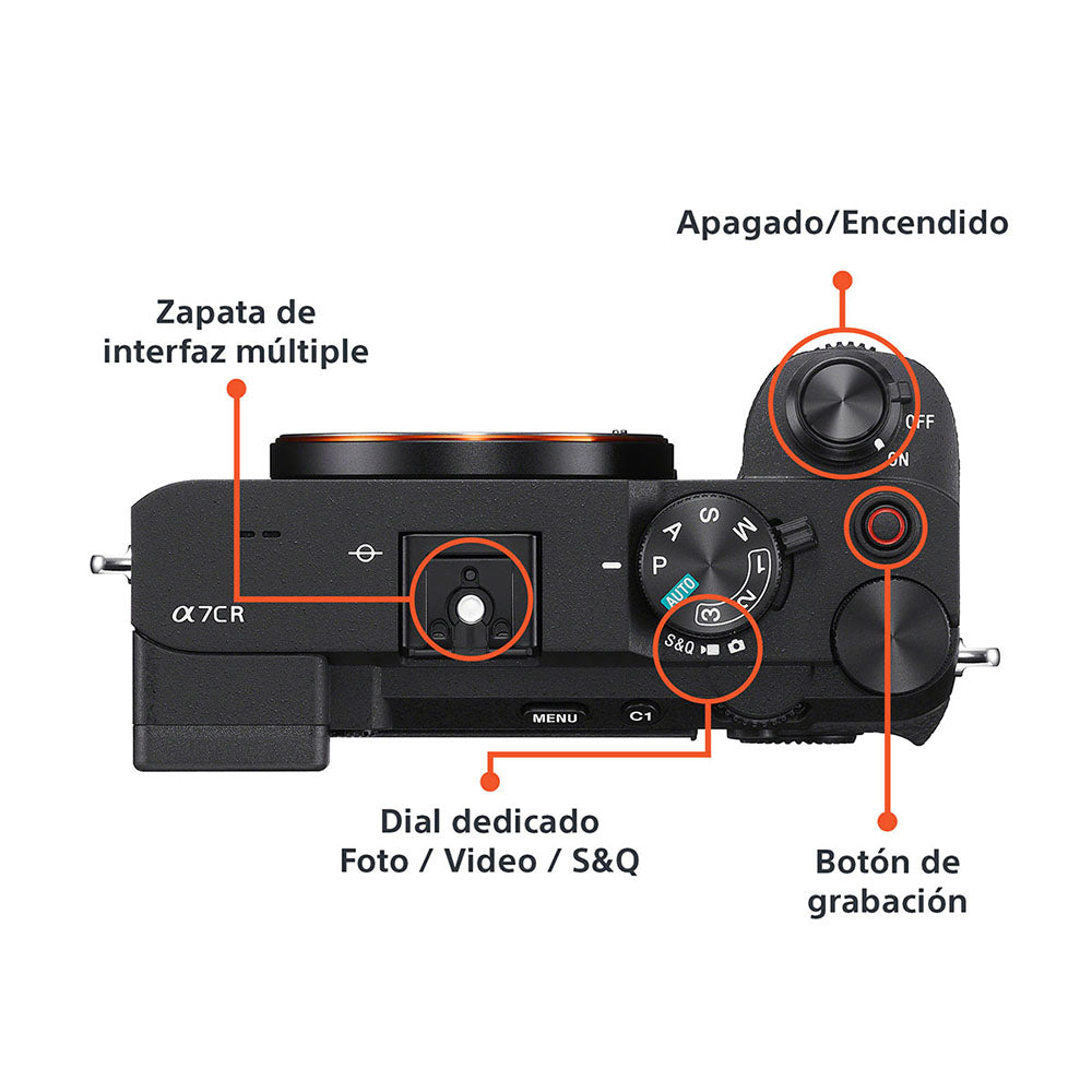 CÁMARA SONY ILCE-7CR 4K