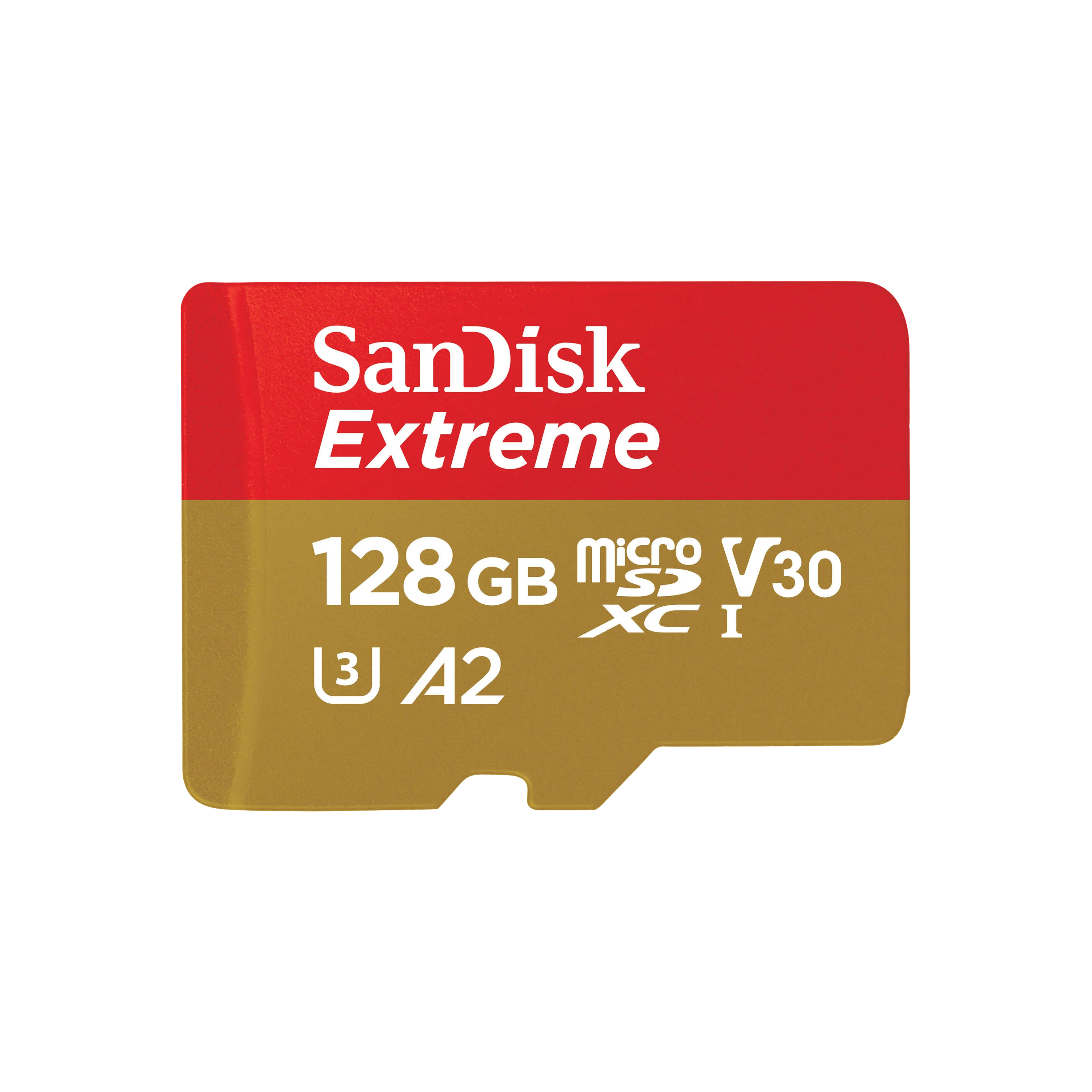 Memoria SanDisk 128GB Extreme UHS-I MicroSDXC A2 UHS-I V30 U3