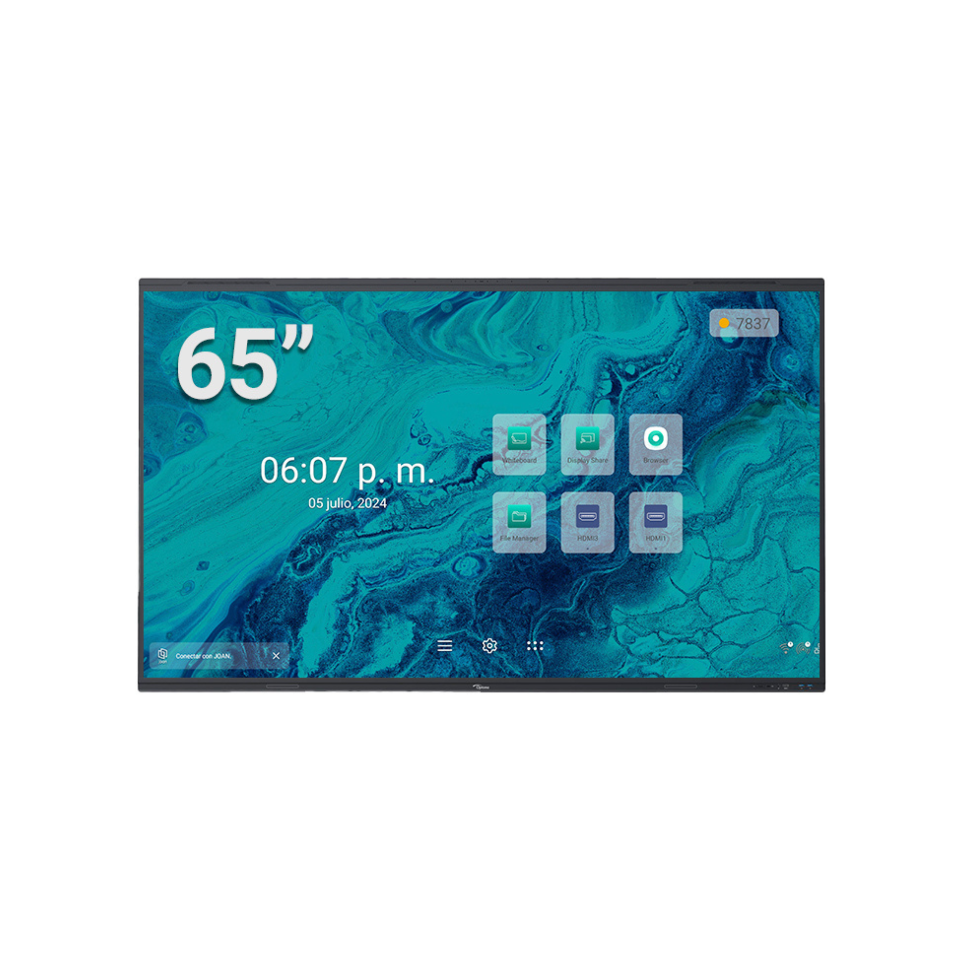 Optoma Pantalla Plana Interactiva 65″ 4K UHD