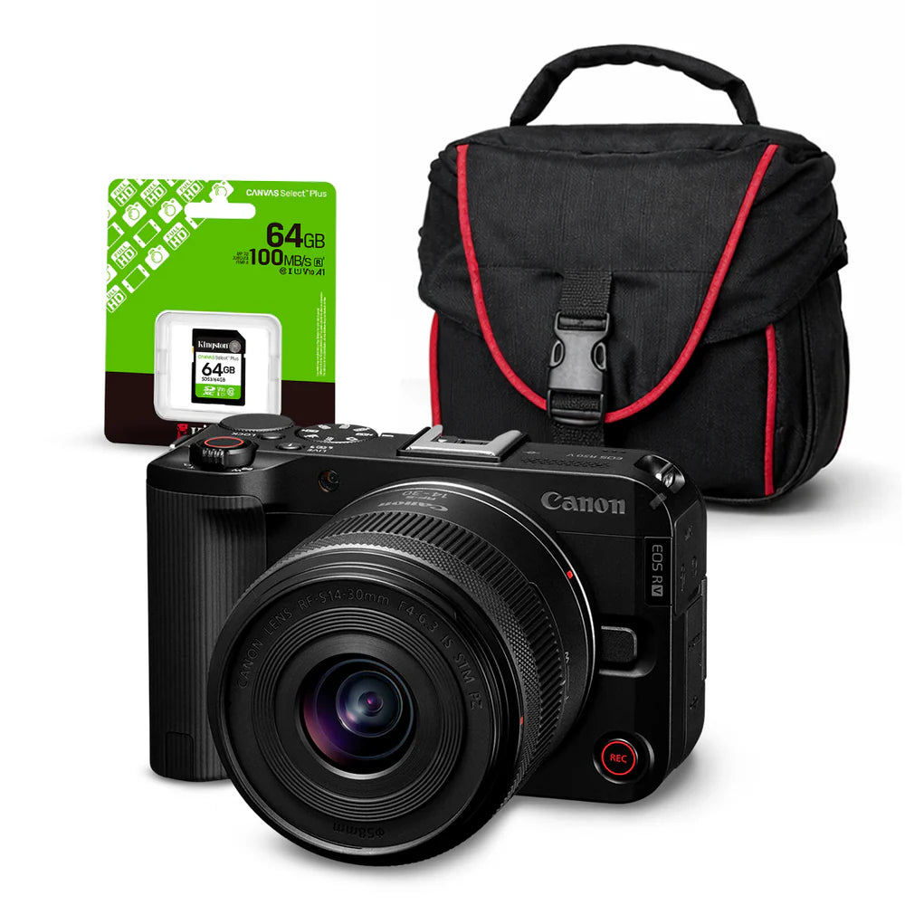 Cámara Mirrorless EOS R50V + Lente RF-S 14-30mm f/4.5-6.3 IS STM