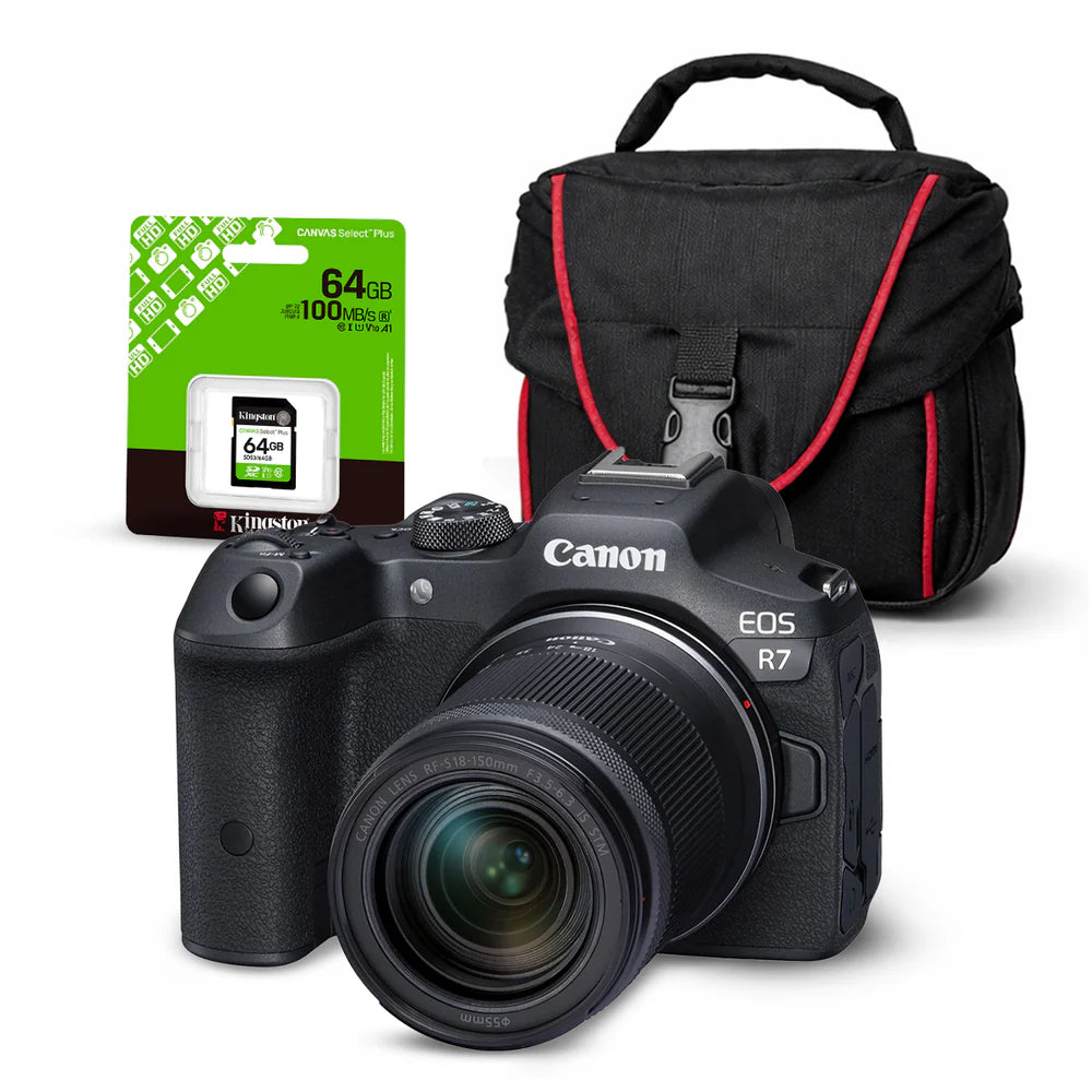 Cámara Canon EOS R7 + RF-S 18-150MM F/3.5-6.3 IS STM KIT