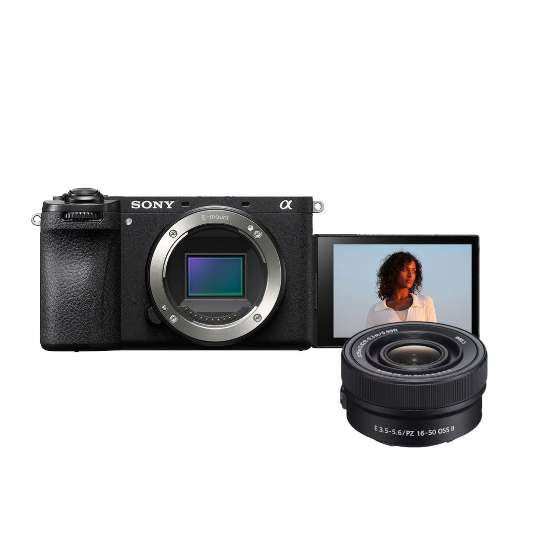 Cámara Profesional Alpha a6700 Premium + Lente SELP16502 | APS-C | 4K | Inteligencia artificial | ILCE-6700K
