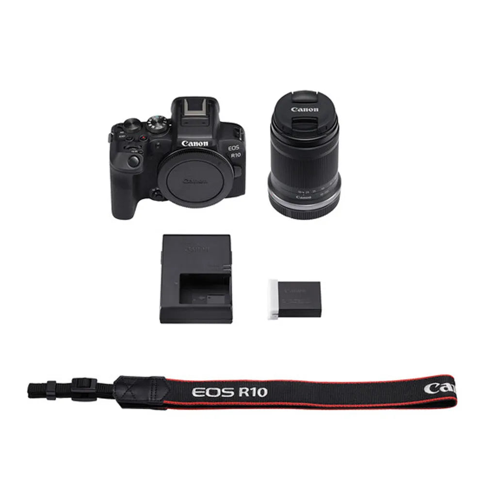 Camara Canon EOS R10 + RF-S 18-150mm IS STM + MOCHILA SLING BACKPACK 100S