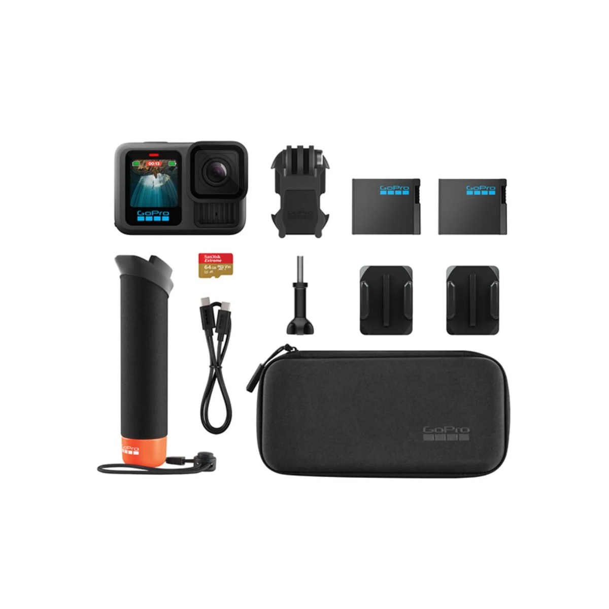 Cámara de acción GoPro Hero 13 Holiday Bundle